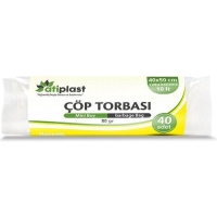 Atiplast Mini Çöp Torbası 40x50 Şeffaf 80 Gr - 1
