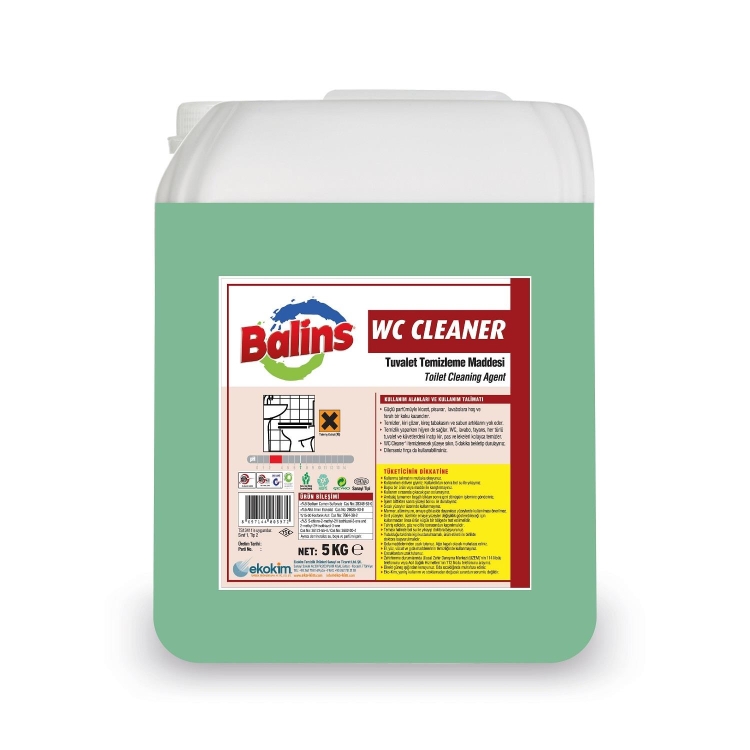 Balins Wc Cleaner Pisuvar Klozet Hijyenik Temizleyici 5 Kg 
