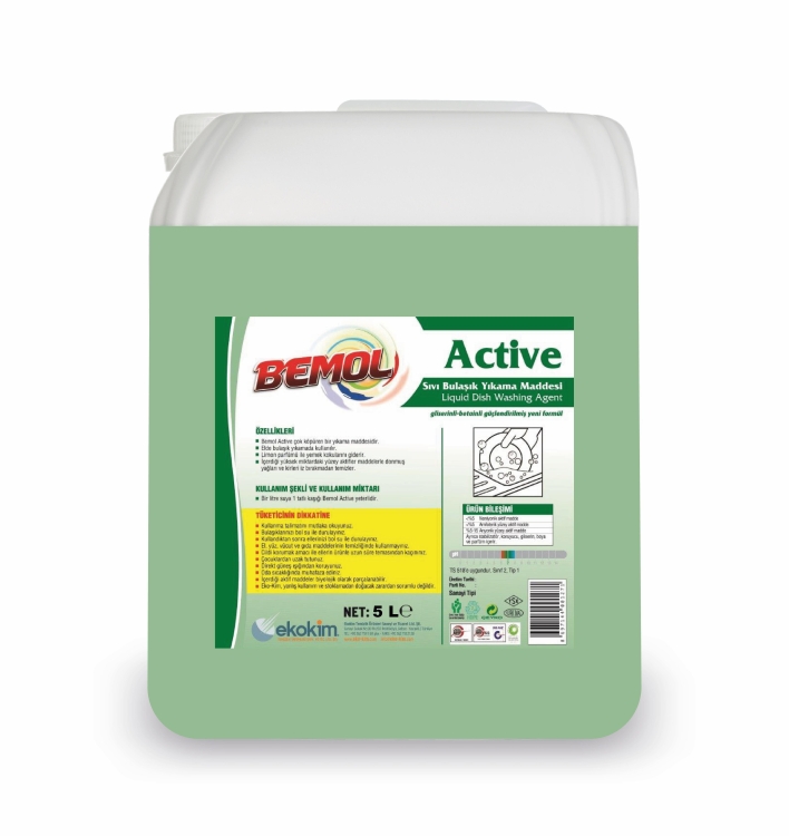 Bemol Active Extra Elde Bulaşık Deterjanı 5 Kg 