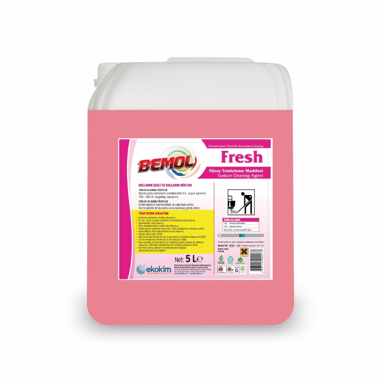 Bemol Fresh Yüksek Parfümlü Yüzey Temizleyici Çiçek 5 Kg 