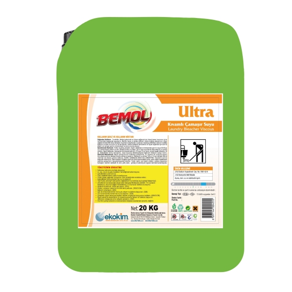 Bemol Ultra Kıvamlı Çamaşır Suyu 20 Kg - 1