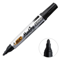 Bic Marker Koli Kalemi Yuvarlak Uç Siyah 2000 - 1