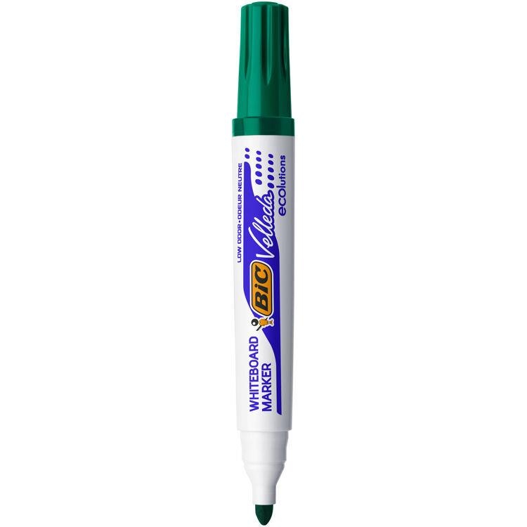 Bic Velleda Eco Yuvarlak Uçlu Beyaz Tahta Kalemi Yeşil 1701 