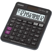 Casio Hesap Makinesi Mini Masaüstü MJ-120D Plus-BK 12 Hane - 1