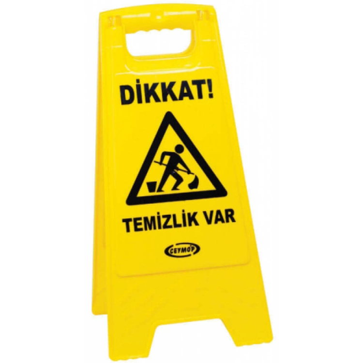 Ceymop İkaz Levhası Sarı 