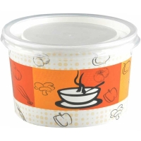 Çorba Kasesi 16 Oz Kapaklı Takım 100 Lü - 1
