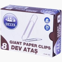 Delta Ataş 75 mm No 8 25 Adet Metalik Gri 183 - 1