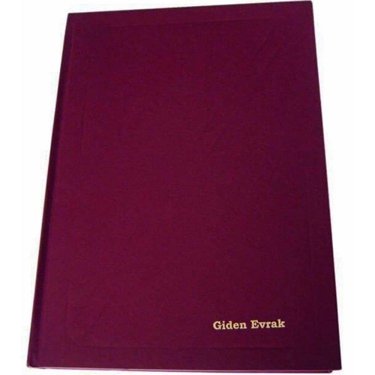 Dilman Giden Evrak Defteri Ciltli 22.5x32 96 Yaprak 5022 
