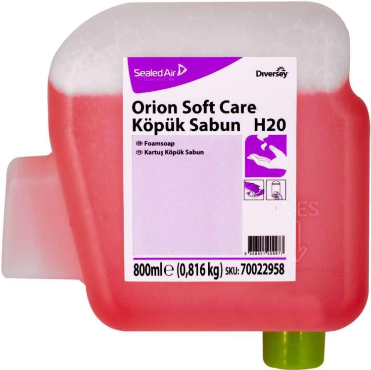 Diversey H20 Orion Soft Care Kartuş Köpük Sabun 0.816 Ml 