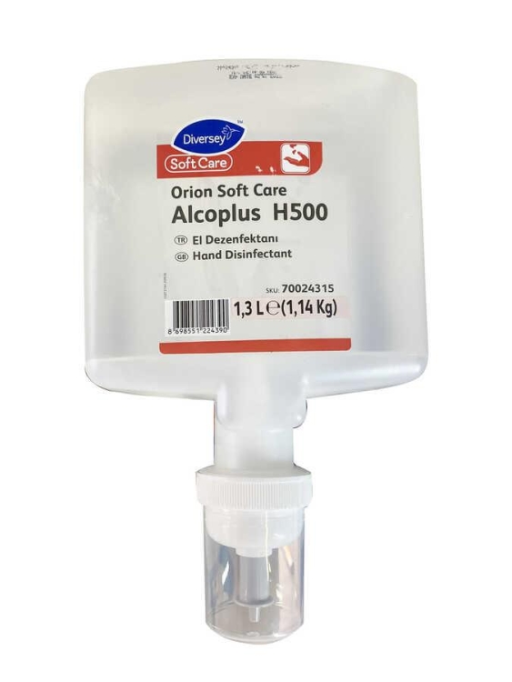 Diversey Orion Soft Care Alcoplus H500 El Dezenfektanı 1.14 Kg 