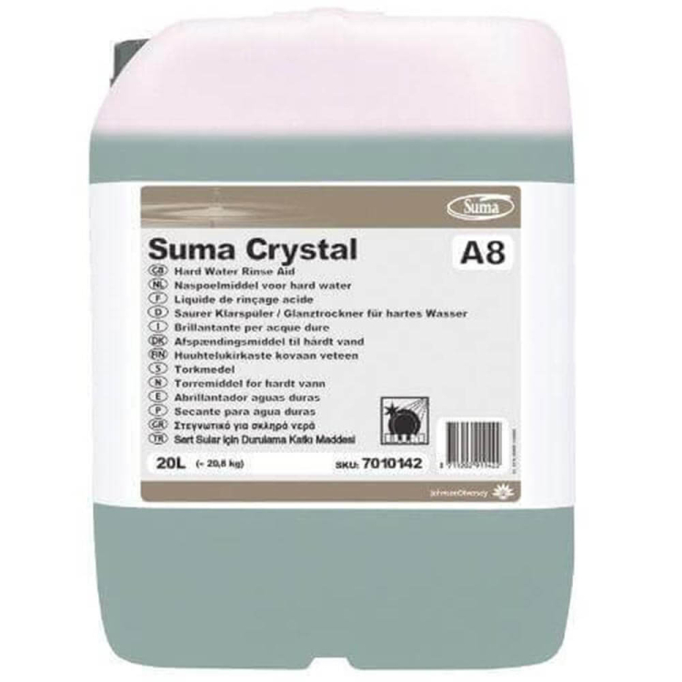 Diversey Suma Crystal A8 Asitli Bulaşık Parlatıcısı 20 Kg 