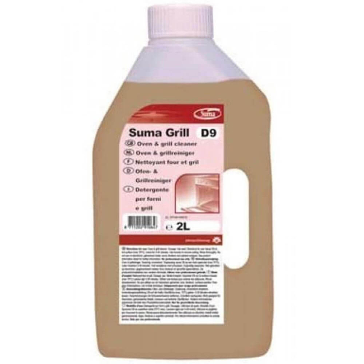 Diversey Suma Grill D9 Ağır Yağ Çözücü Fırın Temizleyici 2 Lt 