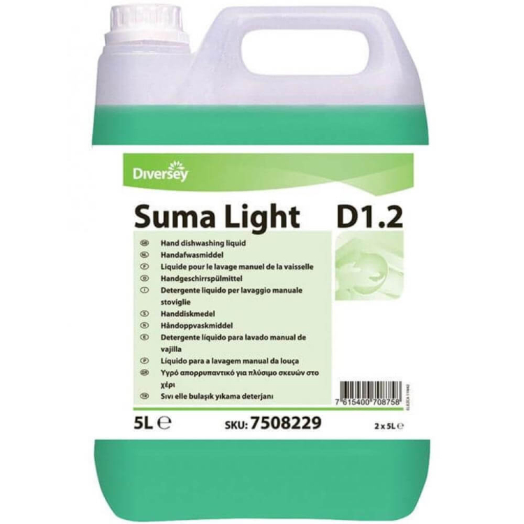 Diversey Suma Light D1.2 Elde Bulaşık Yıkama Deterjanı 5 Lt 