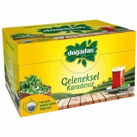 Doğadan Geleneksel Karadeniz Bardak Poşet Çay Bergamot Aromalı 100 Lü - 1