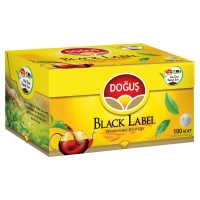 Doğuş Black Label Demlik Poşet Siyah Çay 3.2 Gr x 100 Lü - 1
