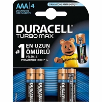 Duracell Turbo Max AAA Kalem Pil 4 Lü LR03 MX2004 - 1
