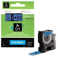 Dymo LabelManager D1 Yedek Şerit 19 mm x 7 Mt Mavi Siyah 45806 - 1