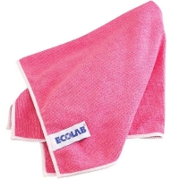 Ecolab Polifix Mikrofiber Temizlik Bezi Kırmızı 40x40 Cm - 1