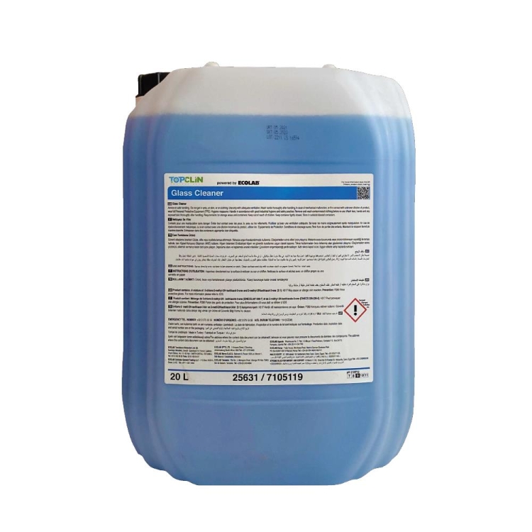 Ecolab TopClin Glass Cleaner Cam Temizleyici 20 Kg 