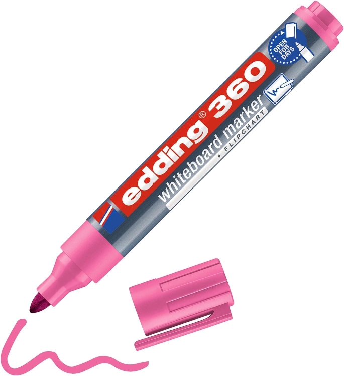 Edding Beyaz Tahta Kalemi 360 Pembe 