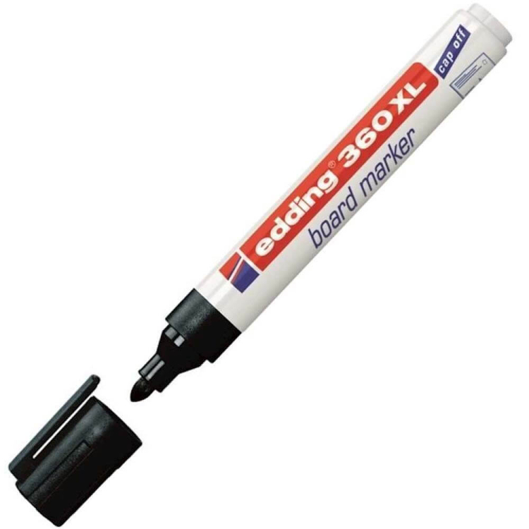 Edding Beyaz Tahta Kalemi E-360 XL Capoff Siyah 