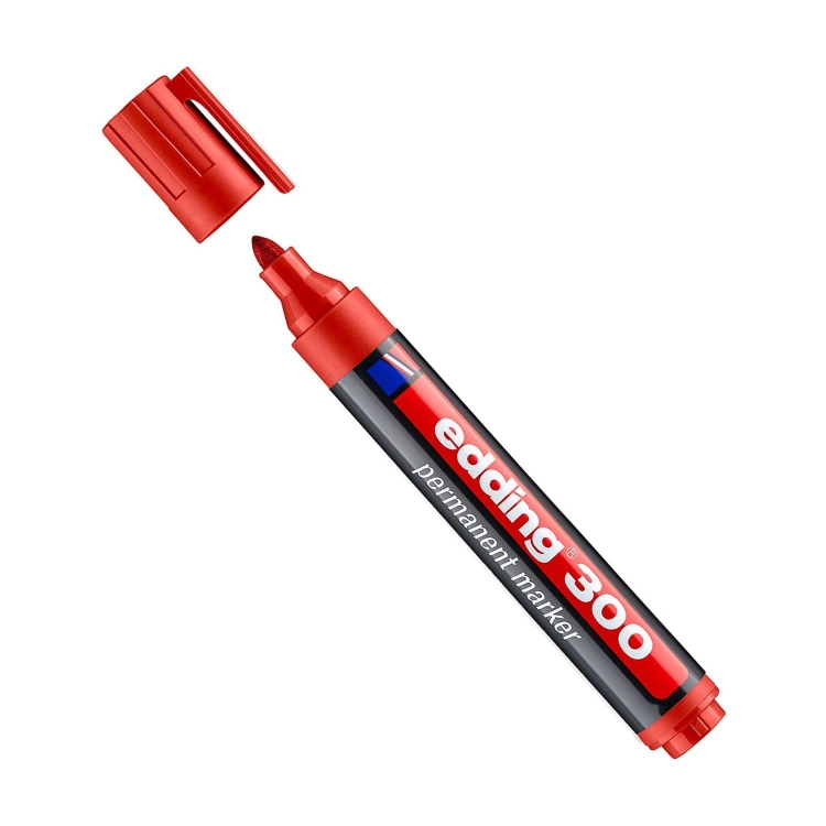 Edding Permanent Marker E-300 Kırmızı 