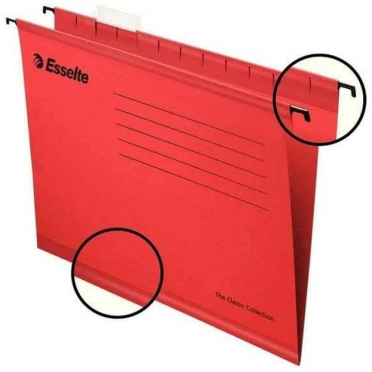 Esselte Ekonomi Askılı Dosya Kırmızı 25 Li 9031 