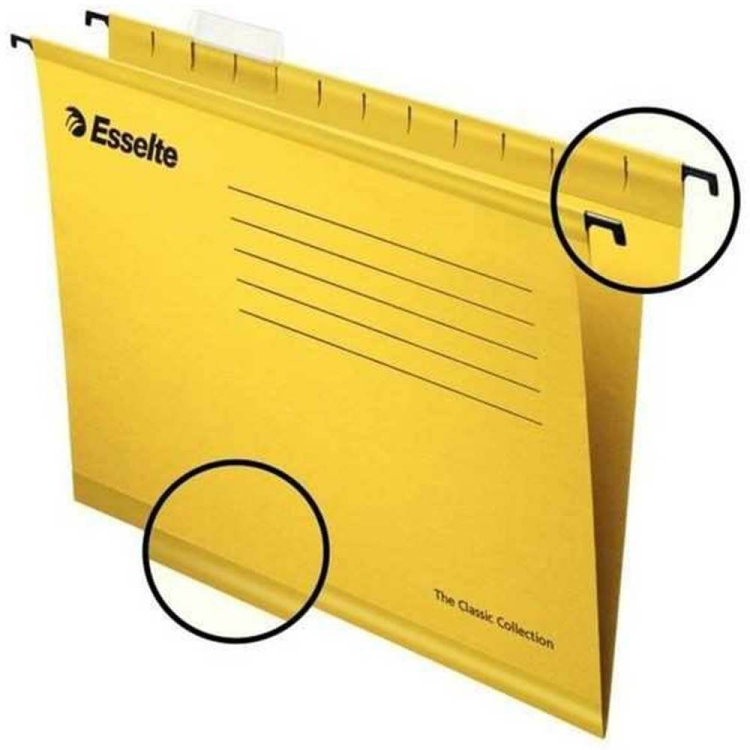 Esselte Ekonomi Askılı Dosya Sarı 25 Li 9031 