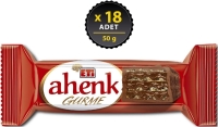 Eti Ahenk Gurme Çikolata Kaplı Fındık Kremalı Gofret 50 Gr 18 Adet - 1