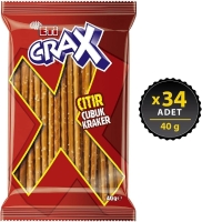 Eti Crax Sade Çubuk Kraker 40 Gr 34 Adet - 1