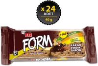 Eti Form Kakaolu, Fındıklı Tarçınlı Kepekli Bisküvi 40 Gr 24 Adet - 1