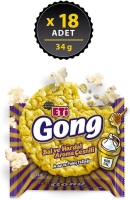 Eti Gong Ballı Hardallı Mısır ve Pirinç Patlağı 34 Gr 18 Adet - 1