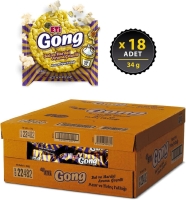 Eti Gong Ballı Hardallı Mısır ve Pirinç Patlağı 34 Gr 18 Adet - 2