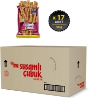 Eti Susamlı Çubuk Kraker 56 Gr 17 Adet - 2