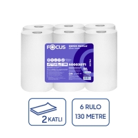 Focus Quick Extra Sensörlü Makine Havlusu 6 Lı 130 Mt - 1