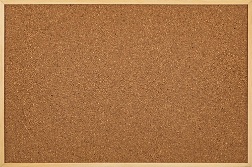 İnter Duvara Monte Ahşap Çerçeveli Mantar Pano 45x60 Cm INT-511 