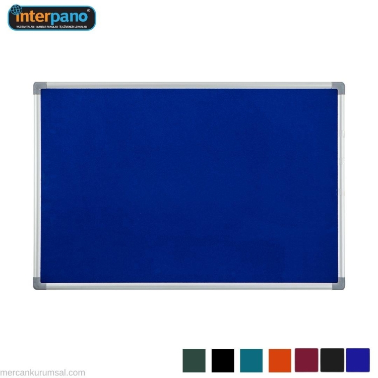 İnter Duvara Monte Çuhalı Mavi Pano 90x120 Cm INT-558-M 