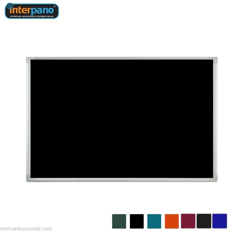 İnter Duvara Monte Çuhalı Siyah Pano 60x90 Cm INT-556-S 