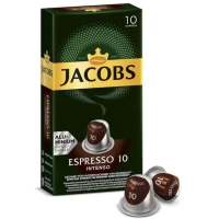 Jacobs Espresso 10 Intenso Nespresso ile Uyumlu Kapsül Kahve 10 Lu - 1