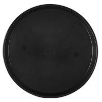 Kaymaz Yüzeyli Tepsi Yuvarlak Siyah 35.5 Cm - 1