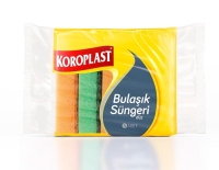 Koroplast Düz Bulaşık Süngeri 5 Li - 1