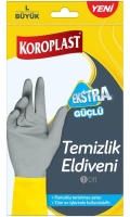 Koroplast Ekstra Güçlü Temizlik Eldiveni L - 1