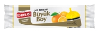 Koroplast Mandarin Kokulu Çöp Poşeti Büyük Boy 65x80 Cm Sarı 10 Lu - 1