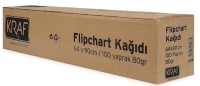 Kraf Flip Chart Kağıdı 64x90 cm 100 Yaprak 702G - 1