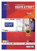 Kraf Lazer Etiket KF-2204 105x148.5 mm - 1