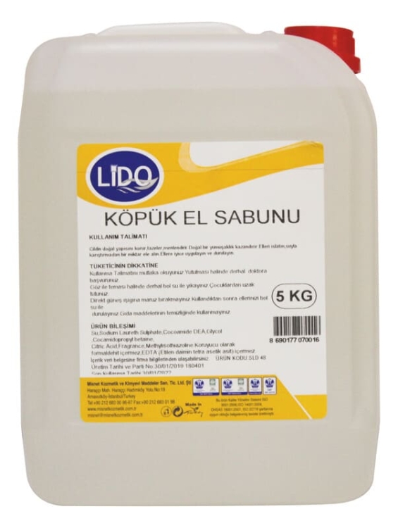 Lido Köpük El Sabunu 5 Kg 