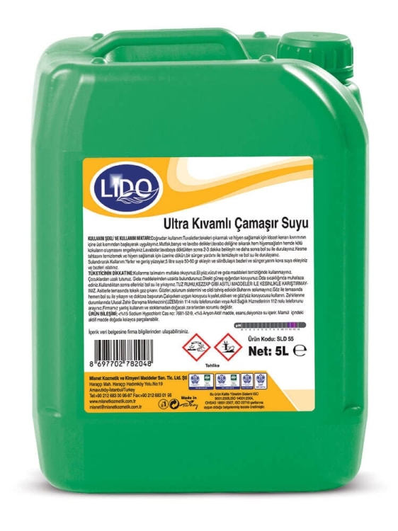 Lido Ultra Kıvamlı Çamaşır Suyu 5 Kg 