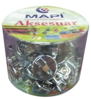Mapi Plastik Yuvarlak Krom Kaplı Yoyo 25 Li - 1