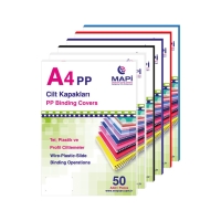 Mapibind 550 Mic PP A3 Cilt Kapağı Lacivert 50 Li - 1