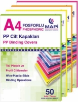 Mapibind 550 Mic PP A3 Cilt Kapağı Şeffaf 50 Li - 1